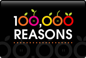 Fruit-full Schools 100,000 reasons logo