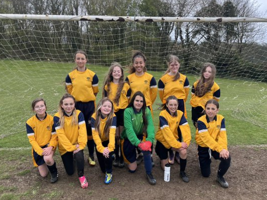Year 11 girls football team photo