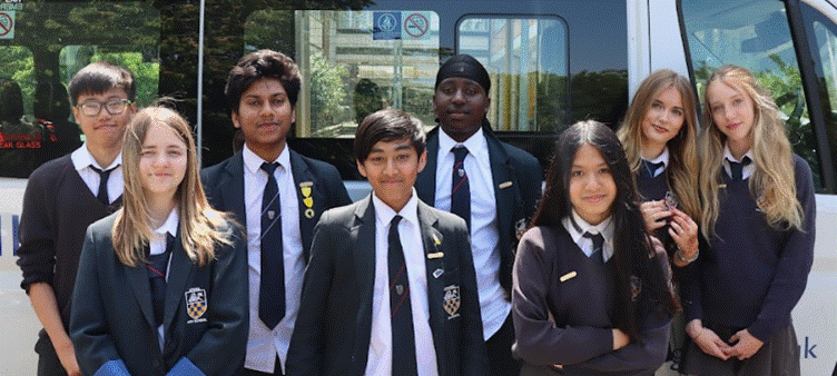 Group Photo of Longhill Science Student Leaders