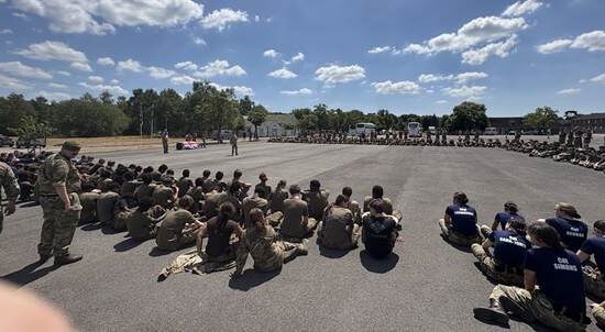 CCF group briefing a exercise