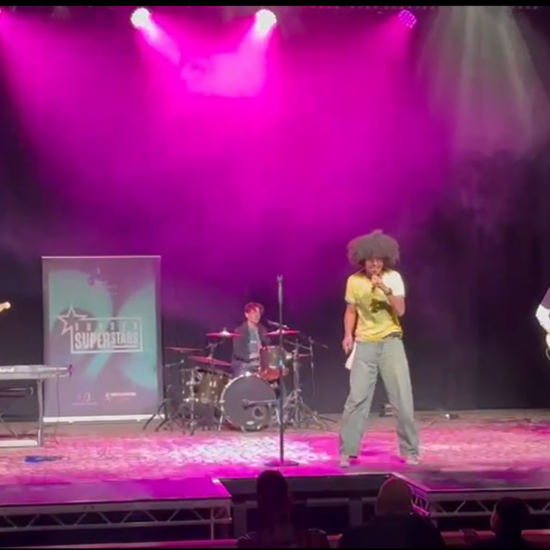 Soundwave performing on stage of Sussex SuperStars 2026