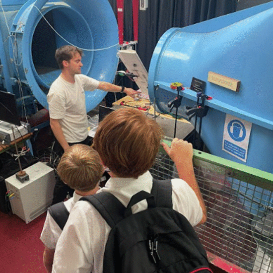 Students given a tour of the University of Brighton
