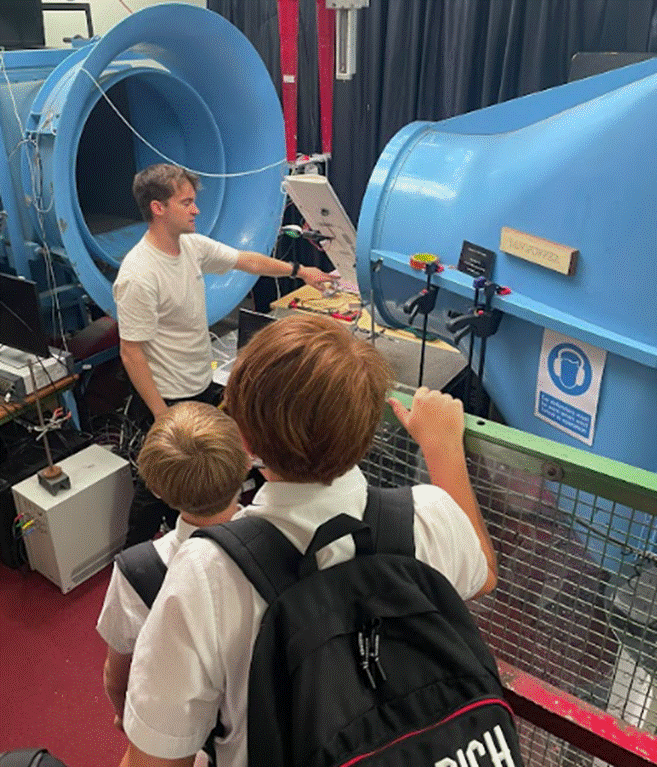 Students given a tour of the University of Brighton