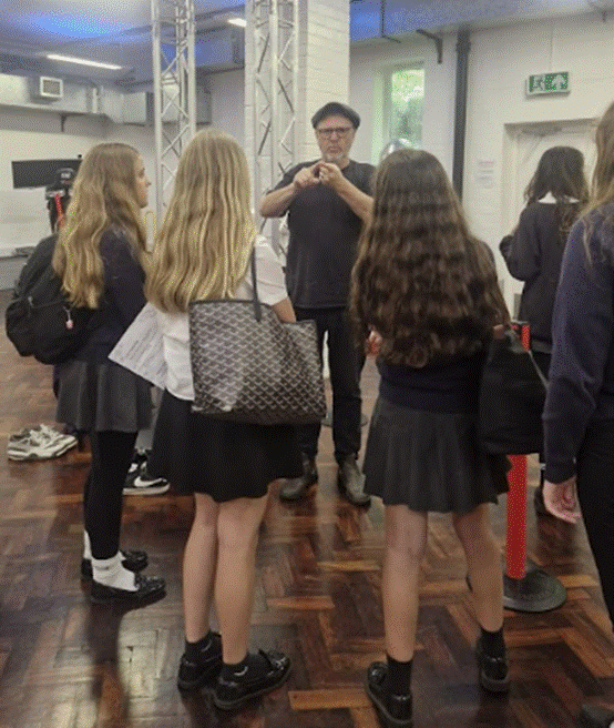 Students given a tour at the University of Brighton