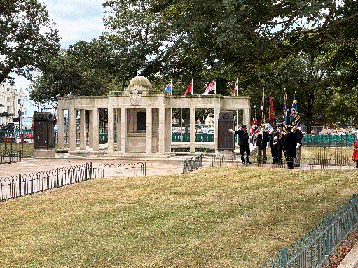 Regiments formed at the memorial